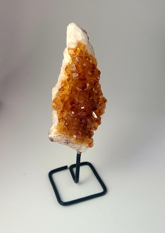 Citrine Cluster on Stand