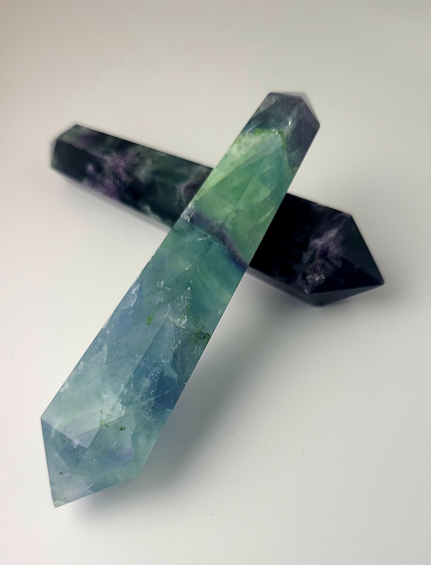 Fluorite Double Point Wand