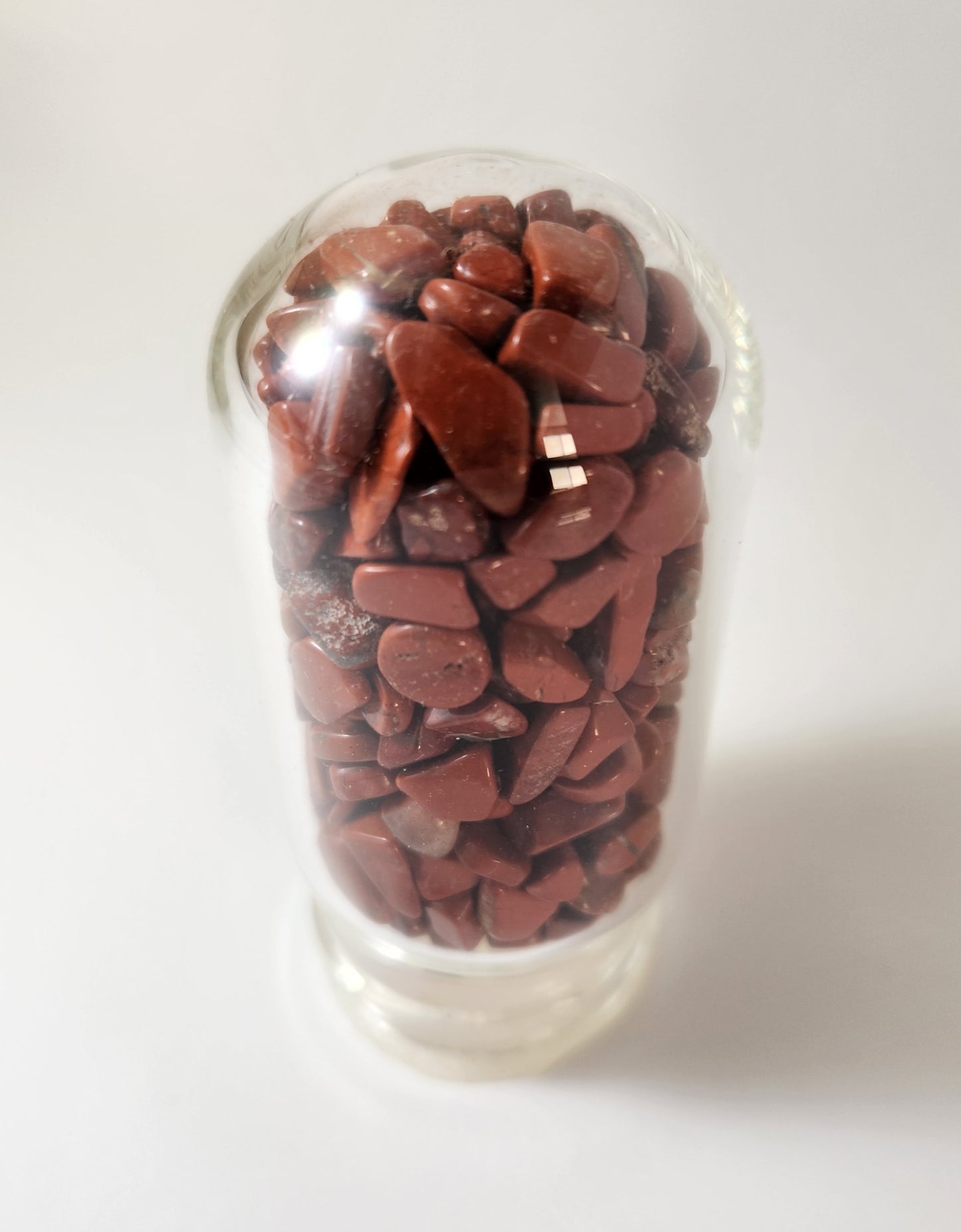 Red Jasper Glass Bottle Attachment