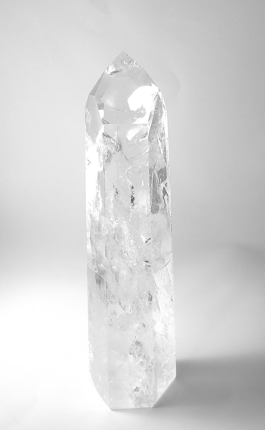 Clear Rainbow Quartz Tower Large