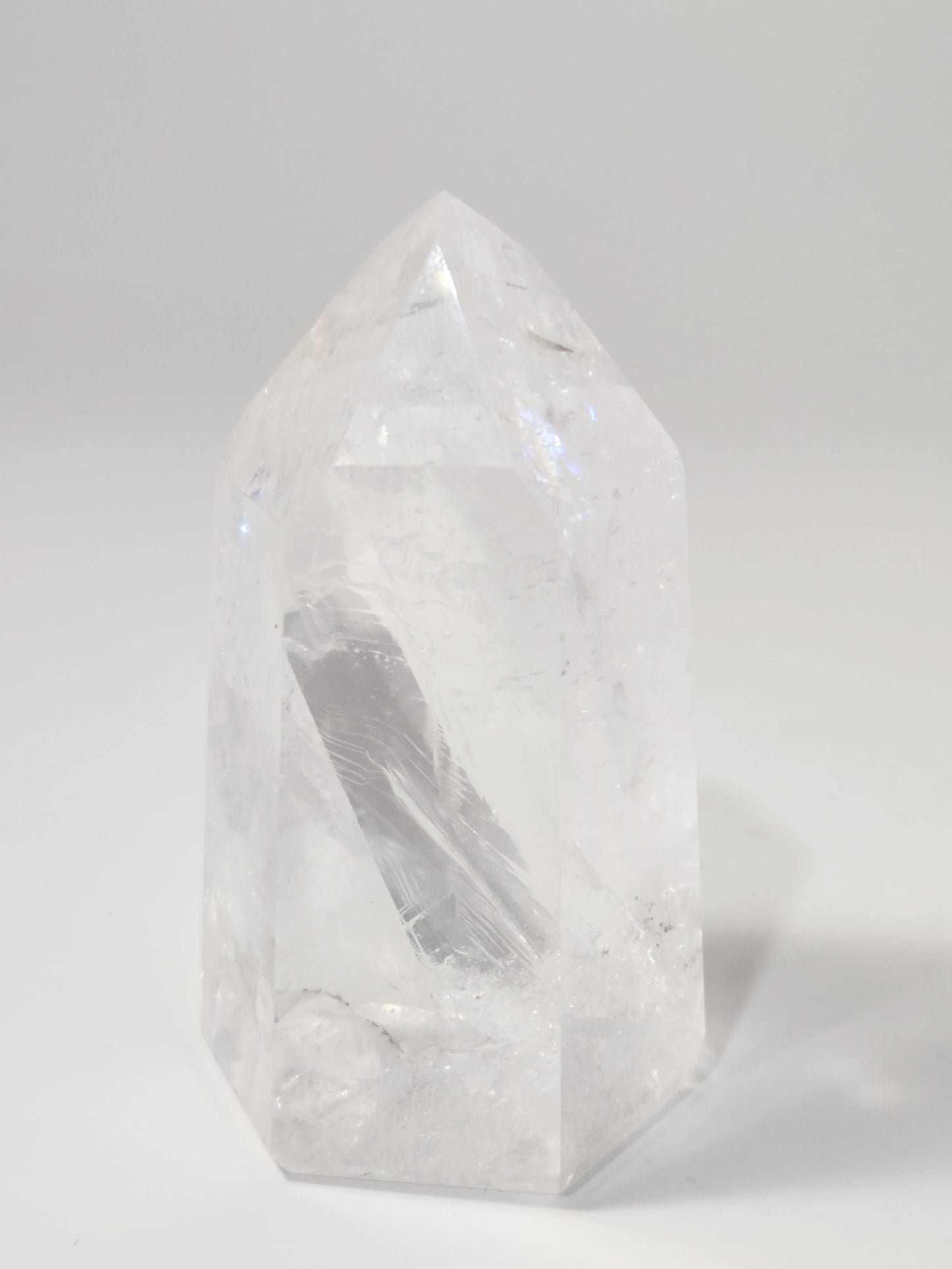 Clear Rainbow Quartz Tower 3"