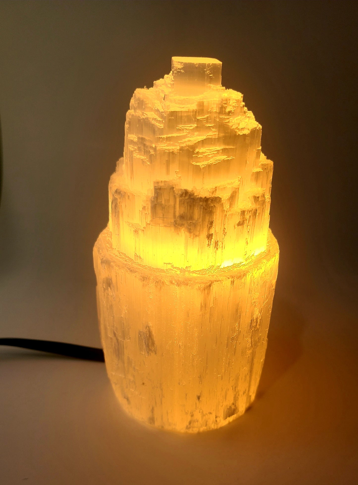 Selenite Lamp