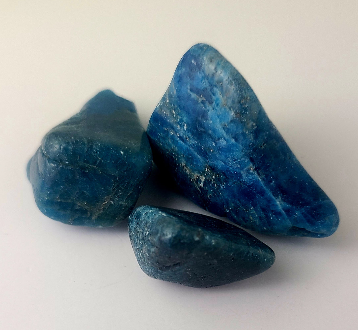 Tumbled Blue Apatite